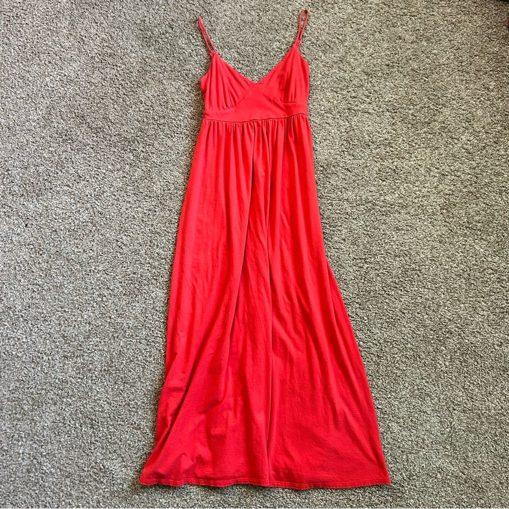 GAP Coral Maxi Dress